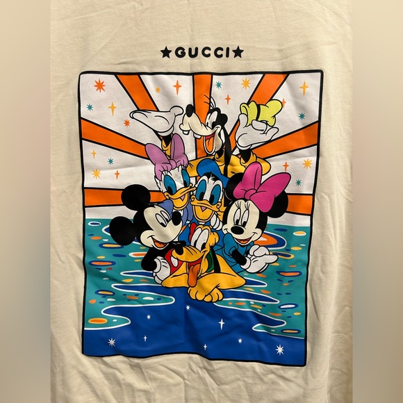 Gucci x Disney “ the sensational six” short sleeve shirt size Large - Picture 2 of 8